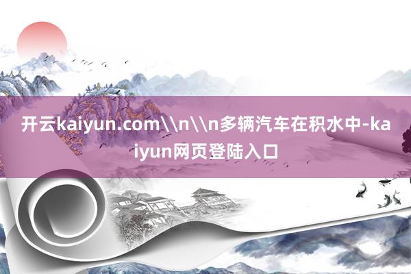 开云kaiyun.com\n\n多辆汽车在积水中-kaiyun网页登陆入口